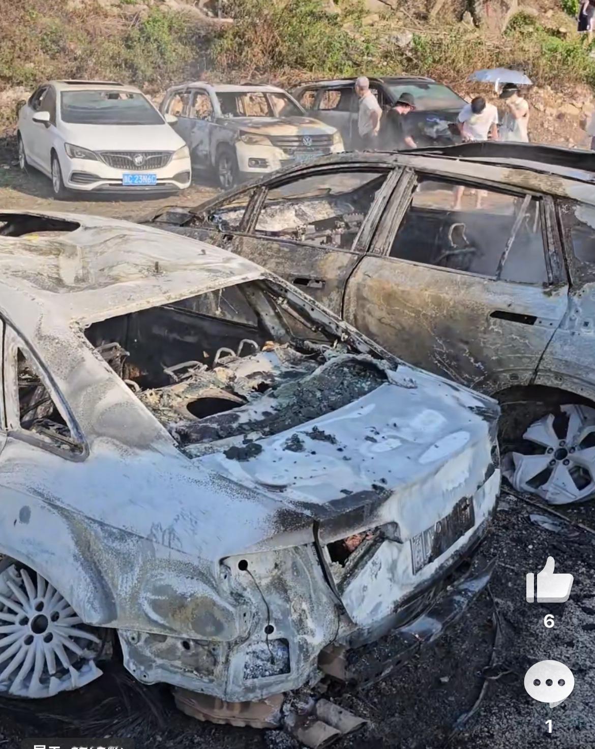 宁德阿某塔起火牵连8辆车，火烧连营奔驰、宝马、奥迪等豪车，这下宁德女子要赔惨了？