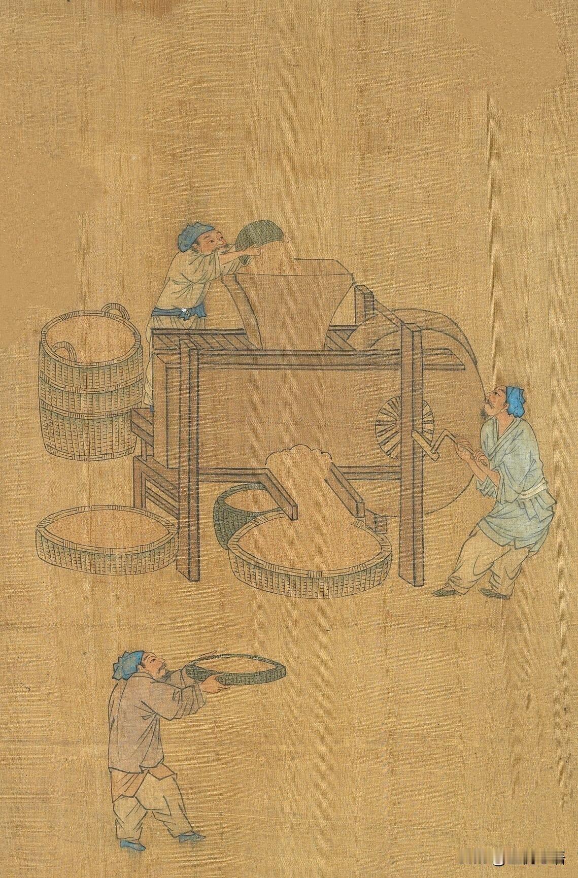 这是明代前的稻谷加工设备，真被老祖宗的智慧折服！没有高科技，全靠巧思设计，