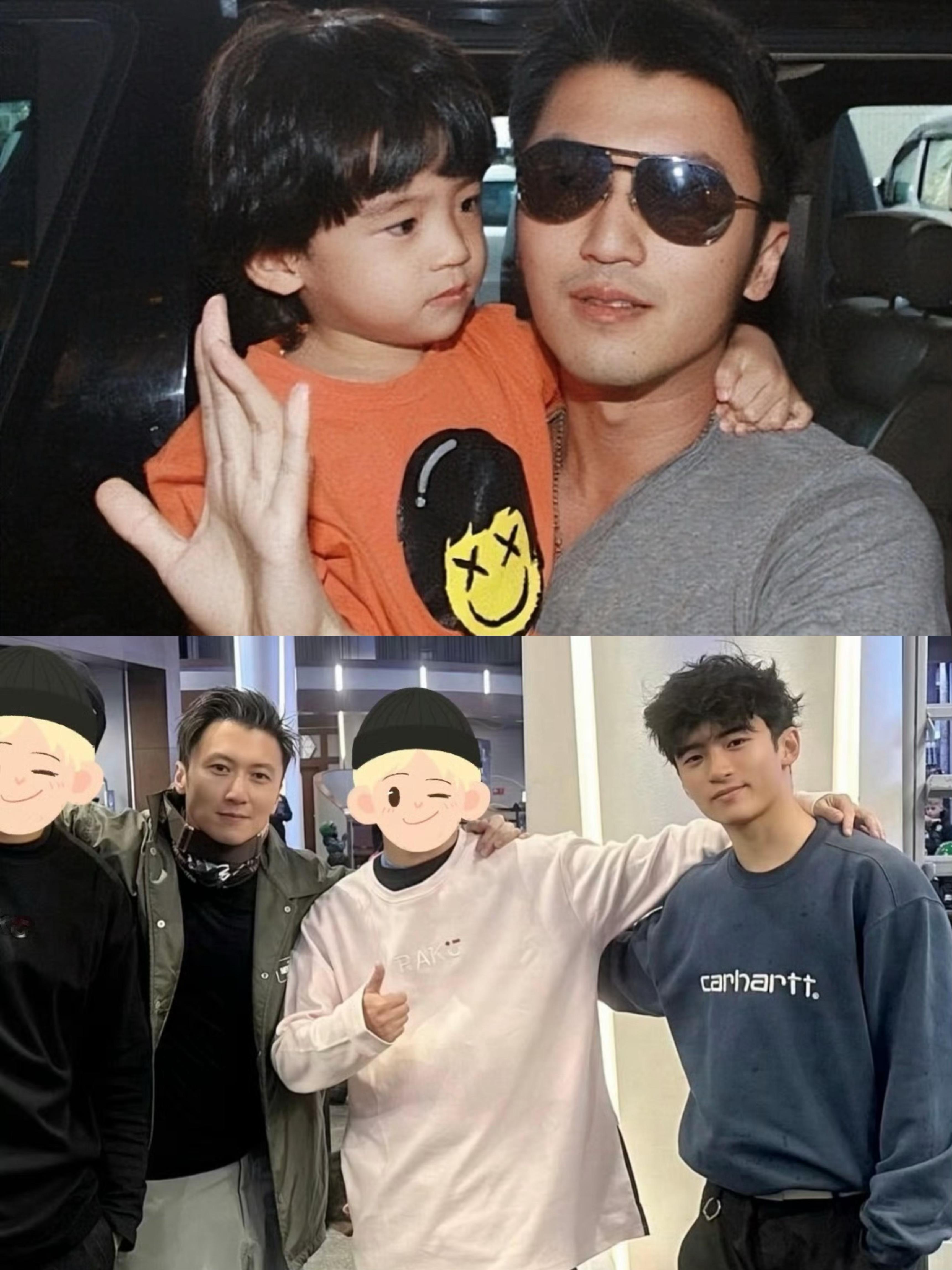 谢霆锋与大儿子Lucas同框合影终于有了谢霆锋和大儿子Lucas新鲜合照谢霆锋