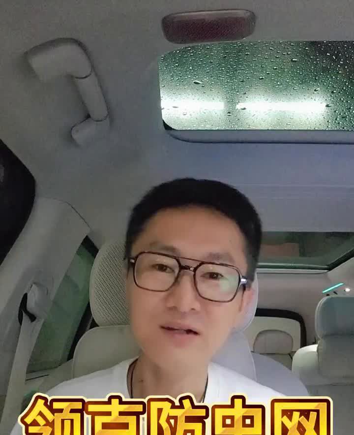 领克防虫网。这年头还真有人买防虫网，这种割智商税的东西。有个刚提车的领克90