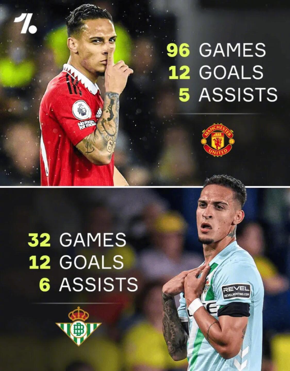 咸鱼翻身！★拼到最后！贝蒂斯客场凭借安东尼的梅开二度和伤停补时绝平2-2战平