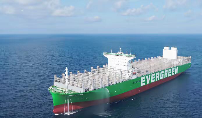 [呲牙笑]隶属于中国台湾长荣海运集团的“长荣号”货轮，长期以来扮演着为台湾地区运输