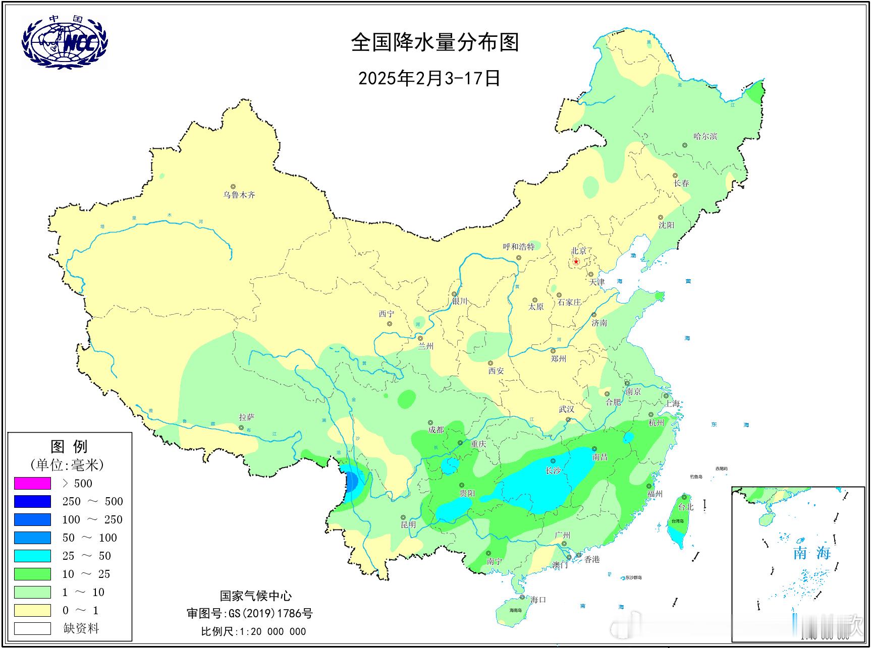 【干燥的立春多雨的雨水】今天进入雨水节气。回顾立春期间（2月3-17日），我国