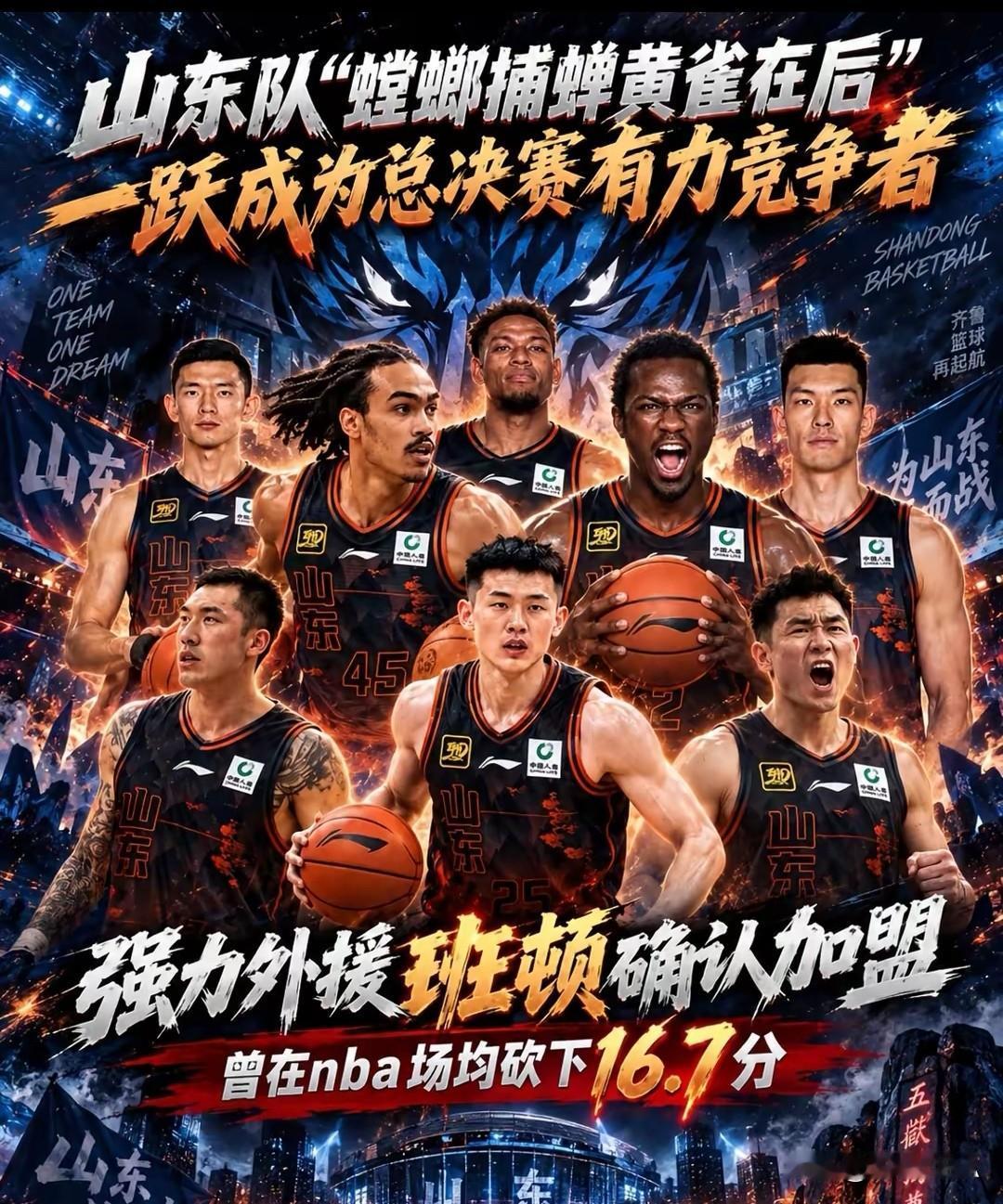 从目前阵容来看！CBA下赛季，将有五支争冠级别球队。1、上海久事卫冕冠军，首