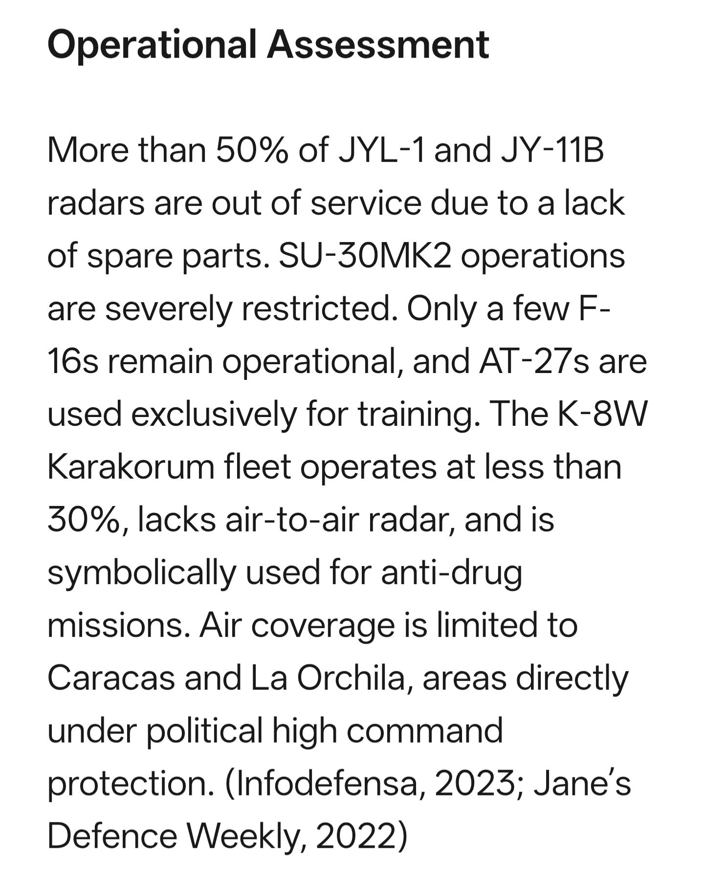 根据2022年和2023年的报道，中国几乎已经停止了对委内瑞拉的军事支持（虽然仍