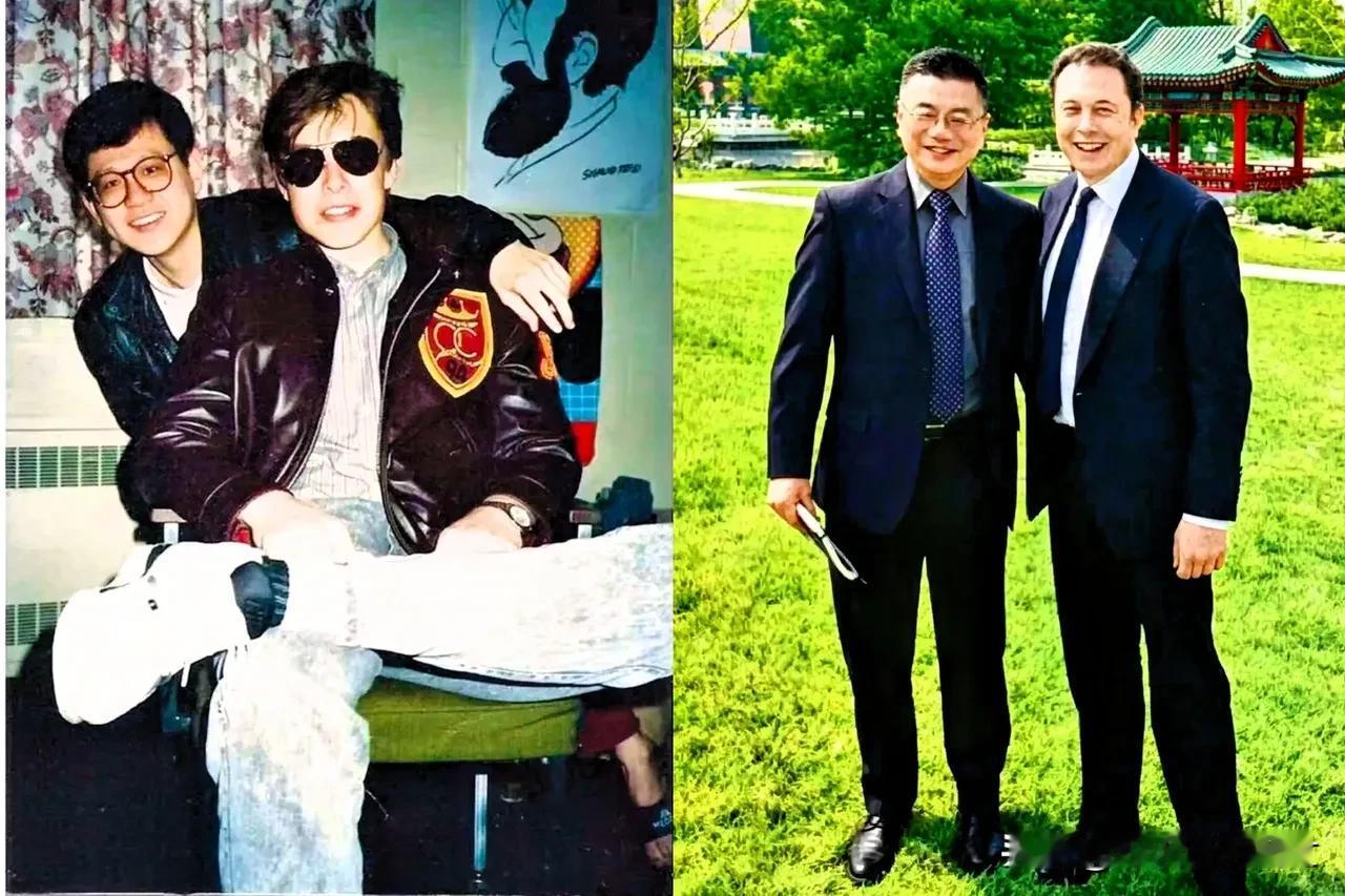 一辈子的好兄弟！马斯克的中国上海同学。今天刷到个论调，直接给我气笑了。