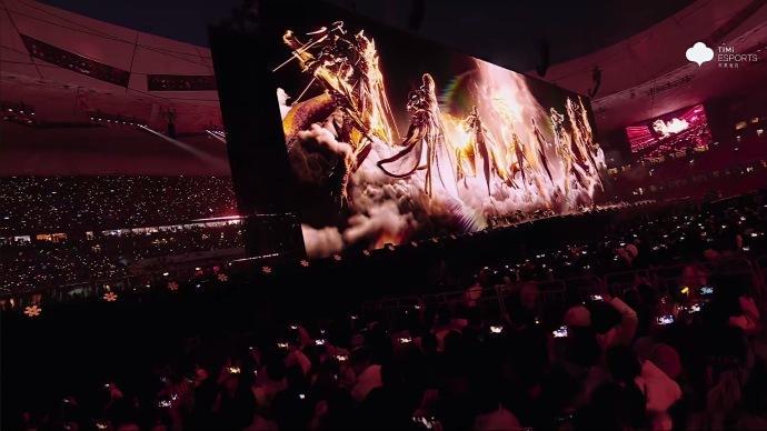 124位王者英雄亮相鸟巢这才是年度赛事该有的排面！124位王者英雄集体亮相鸟巢