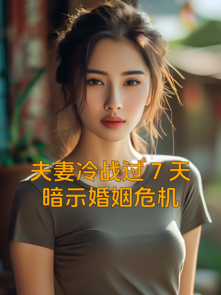 夫妻冷战过7天，暗示婚姻危机