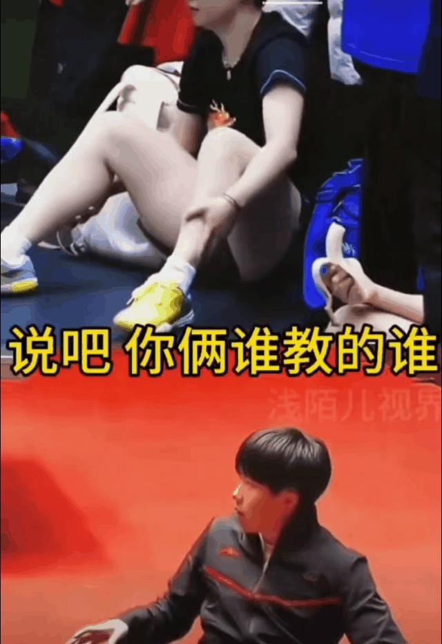 这就是打了八年的混双的默契。莎莎和大头，这对并肩作战八年的搭档，在赛