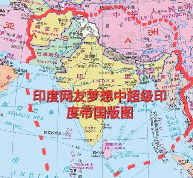 如果当年印度，巴基斯坦，孟加拉三国不分家的话！将是一个人口近20亿，国土近400