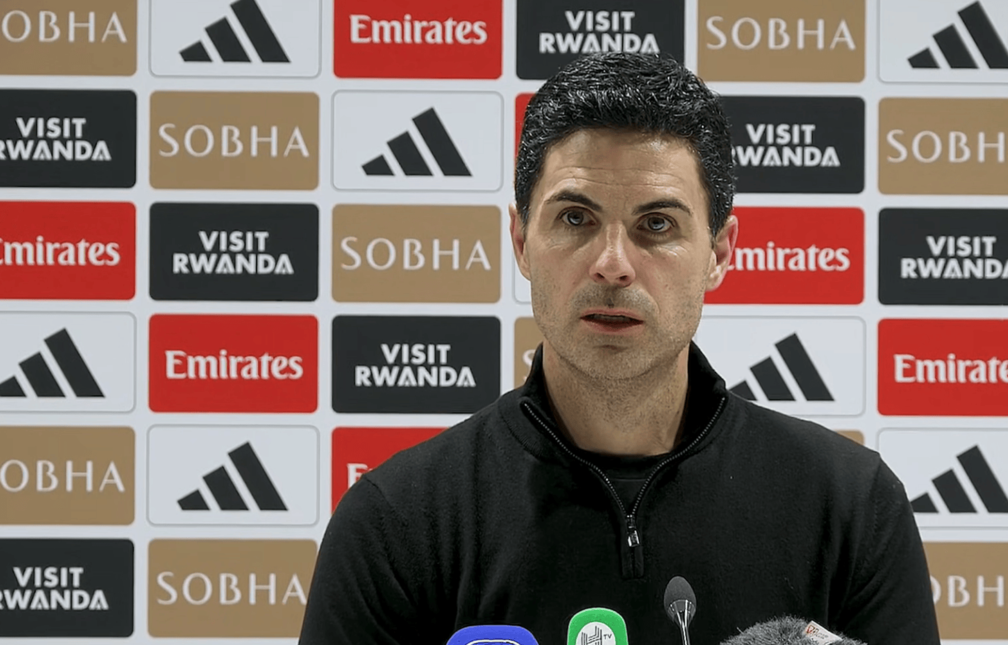 阿尔特塔: 冒险上的萨利巴;阿森纳今天射门甚至分不清颜色