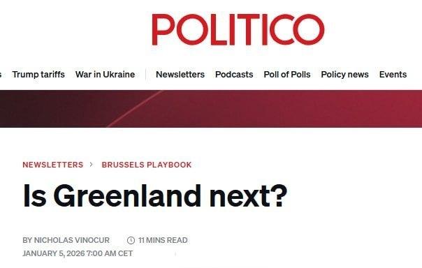 美国《政客》认为，特朗普可能在今年7月美国独立日之前出兵占领格陵兰岛，最迟不晚于