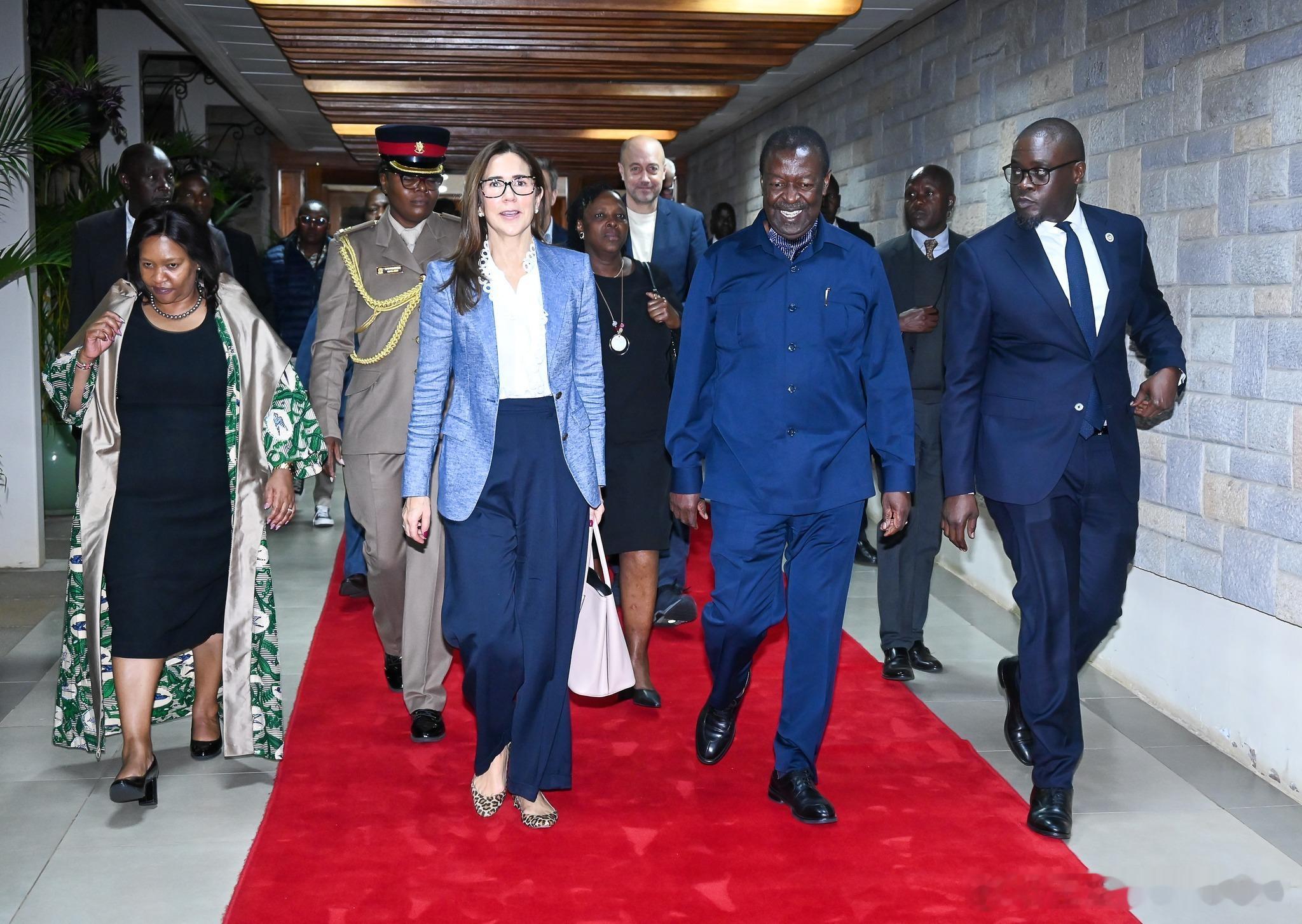 新闻2025.12.9~12.11丹麦王后玛丽正式访问肯尼亚，分别视察基利菲