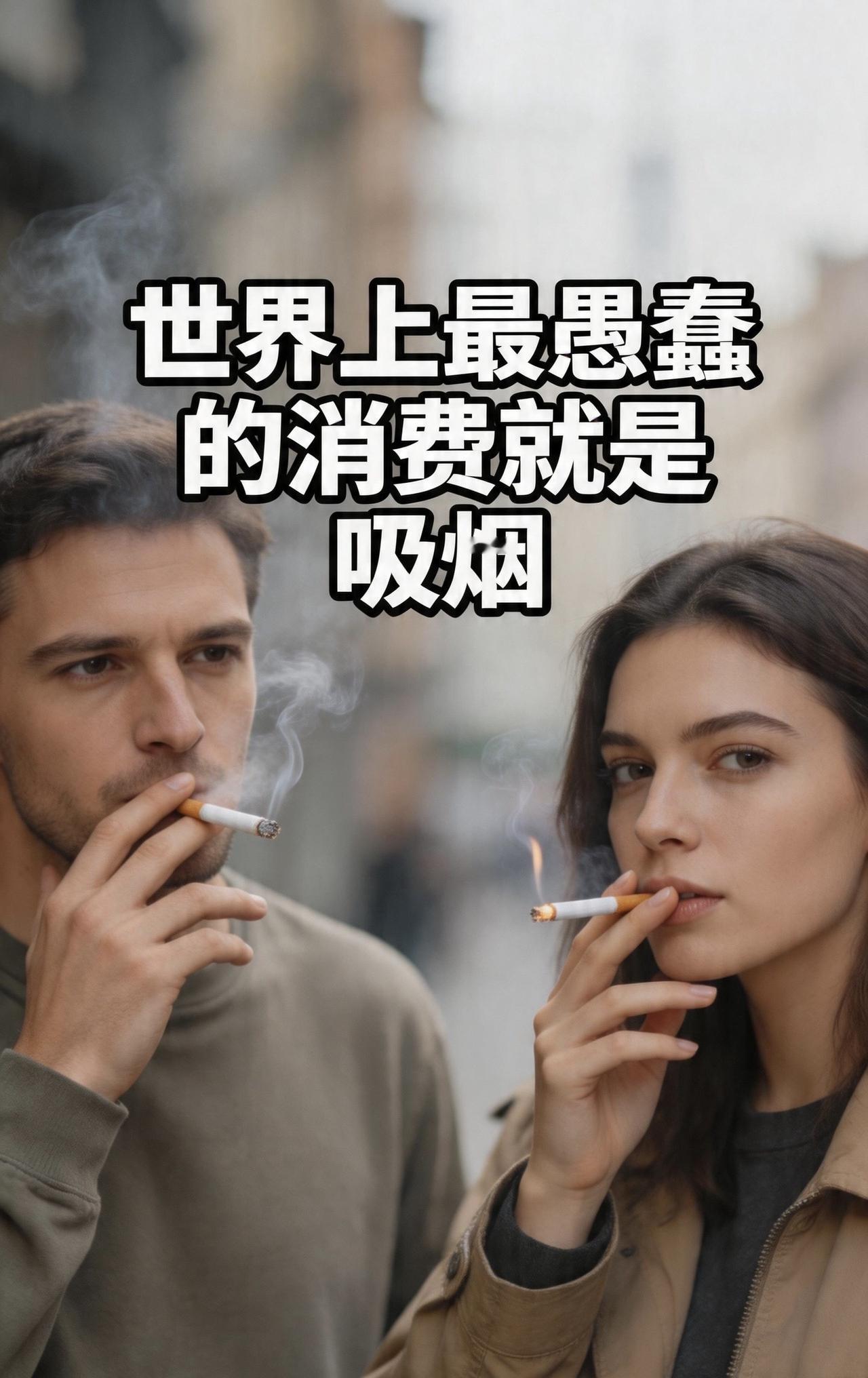 世界上最愚蠢的消费，莫过于吸烟。普通人都知道，即便抽最