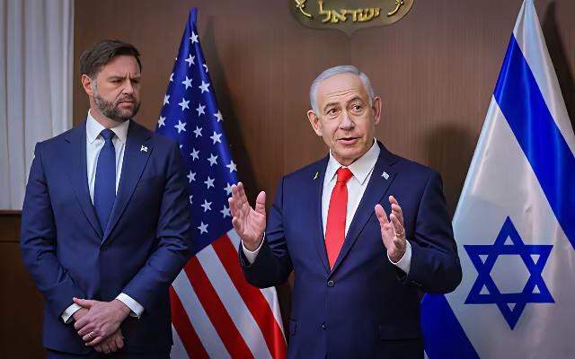 沉默的万斯彻底爆发了。美媒透露出最近一次万斯副总统在与塔尼亚胡的通