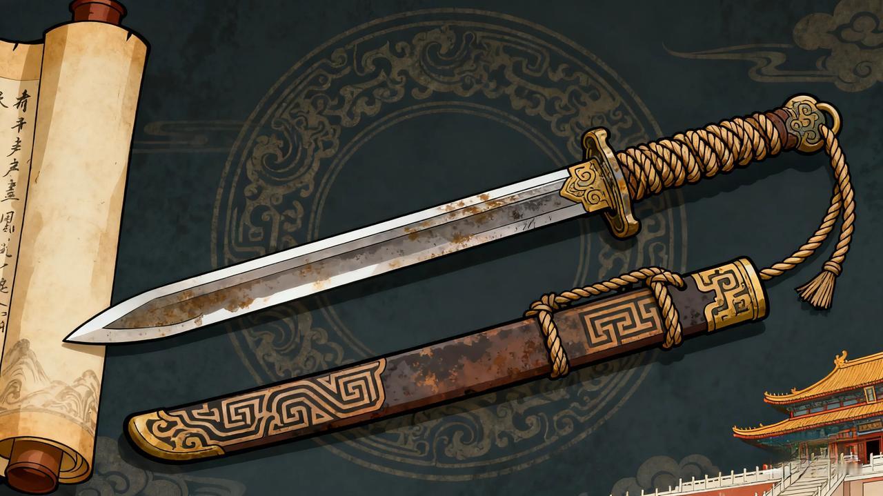 鹿卢剑是一种权力的暗示！魏晋时有点身份的人都爱佩戴，终被宋孝武帝刘骏所禁。鹿