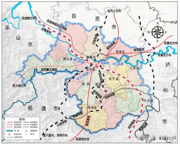 即将被高铁环起来的珙县珙县是位于四川宜宾的南部的一个县，周边还有长宁县、高县