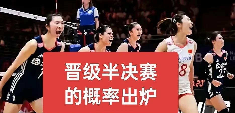世界女排联赛1/4决赛，晋级半决赛的球队概率出炉：意大利女排PK美国女排意大