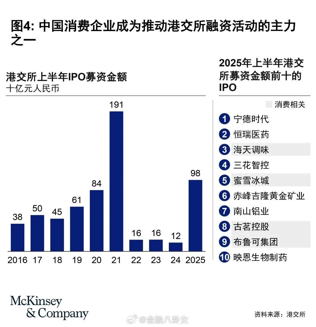 2025年上半年港交所募资金额前十的IPO（消费相关）[并不简单]​​​