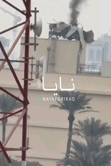 美国人给干破防了！巴格达的美国大使馆一共安装了两套CRAM陆地密集阵近防系统，其