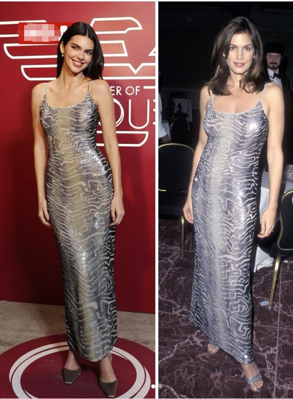 肯豆肯达尔・詹娜出席米兰EmporioArmani派对，作为卡戴珊姐妹中最