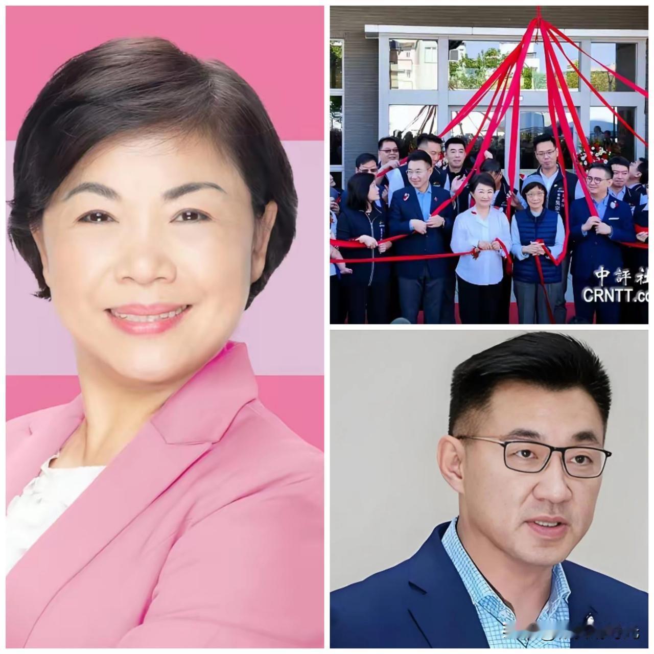 果然不出所料，台中市长卢秀燕虽然没有明确表态支持“台民意机构”副负责人江启臣参选