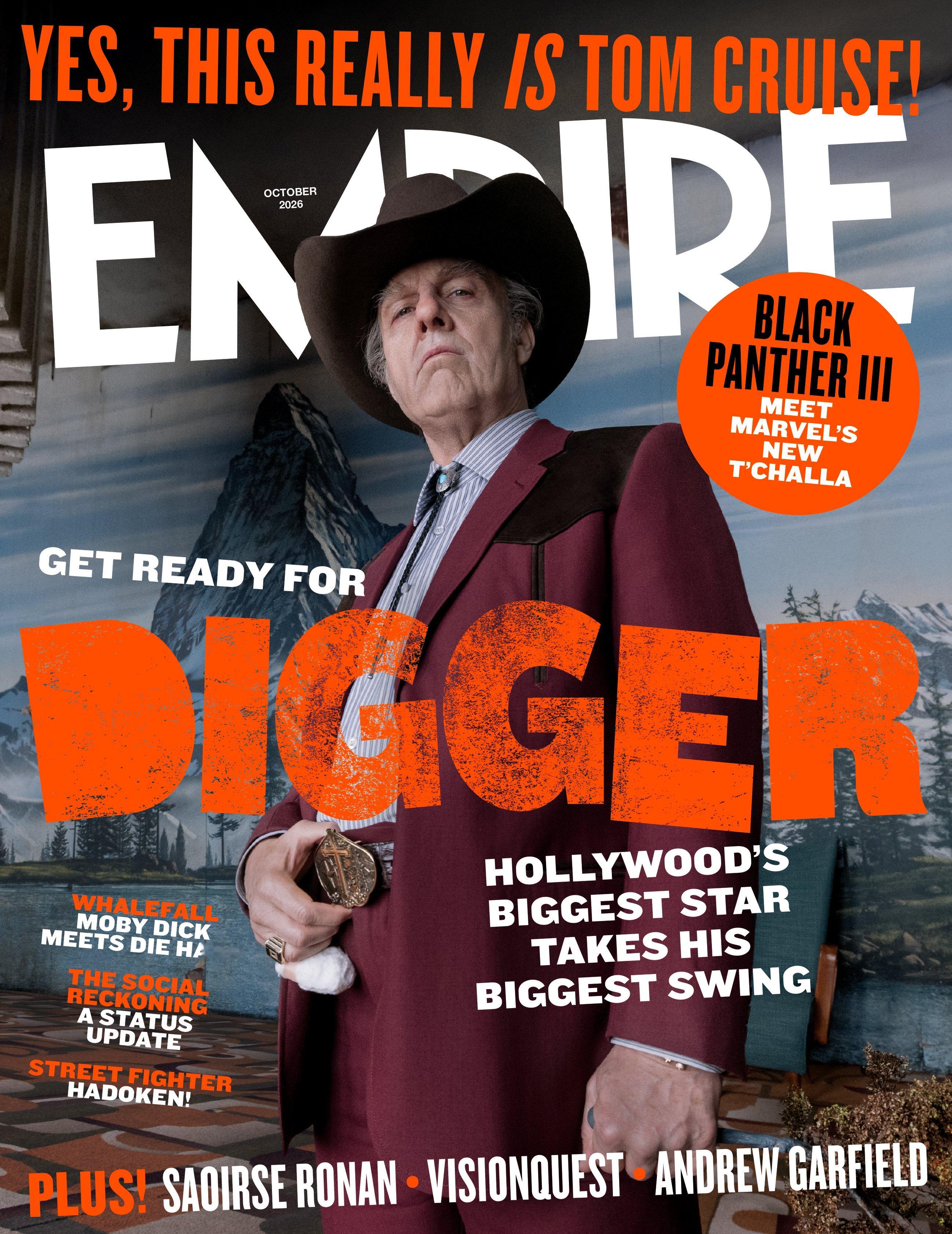 阿汤哥汤姆克鲁斯主演新片挖掘者登上《Empire》杂志封面大赏！本片讲述世界上最