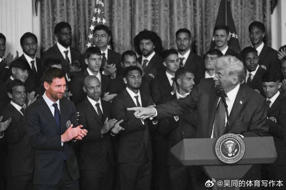 【黄金时代】川普谈梅西对美国职业足球大联盟（MLS）的影响。“这个人，莱昂内尔·