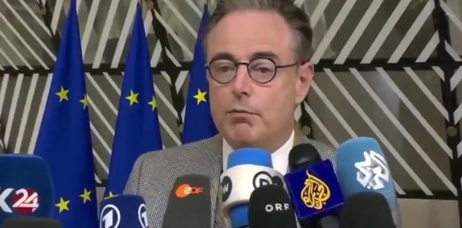 比利时首相巴特·德韦弗在布鲁塞尔欧盟峰会开幕式表示，“即使在二战期间也未没收冻结