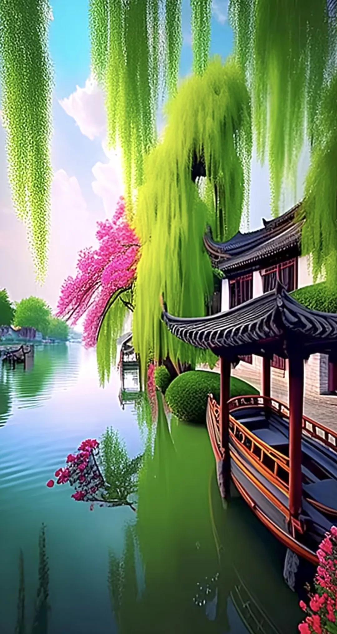 看到这样的美景🌄，怎能不身心畅轻风景美的自然风景