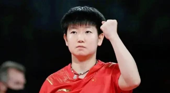 孙颖莎对阵申裕斌，以往交手莎莎全胜，拒绝爆冷，拿到最后一个八强席位～第一局：1