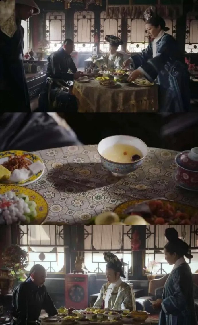《如懿传》一桌子居然凑不出三个主菜，也不怕太后和渣渣龙得糖尿病