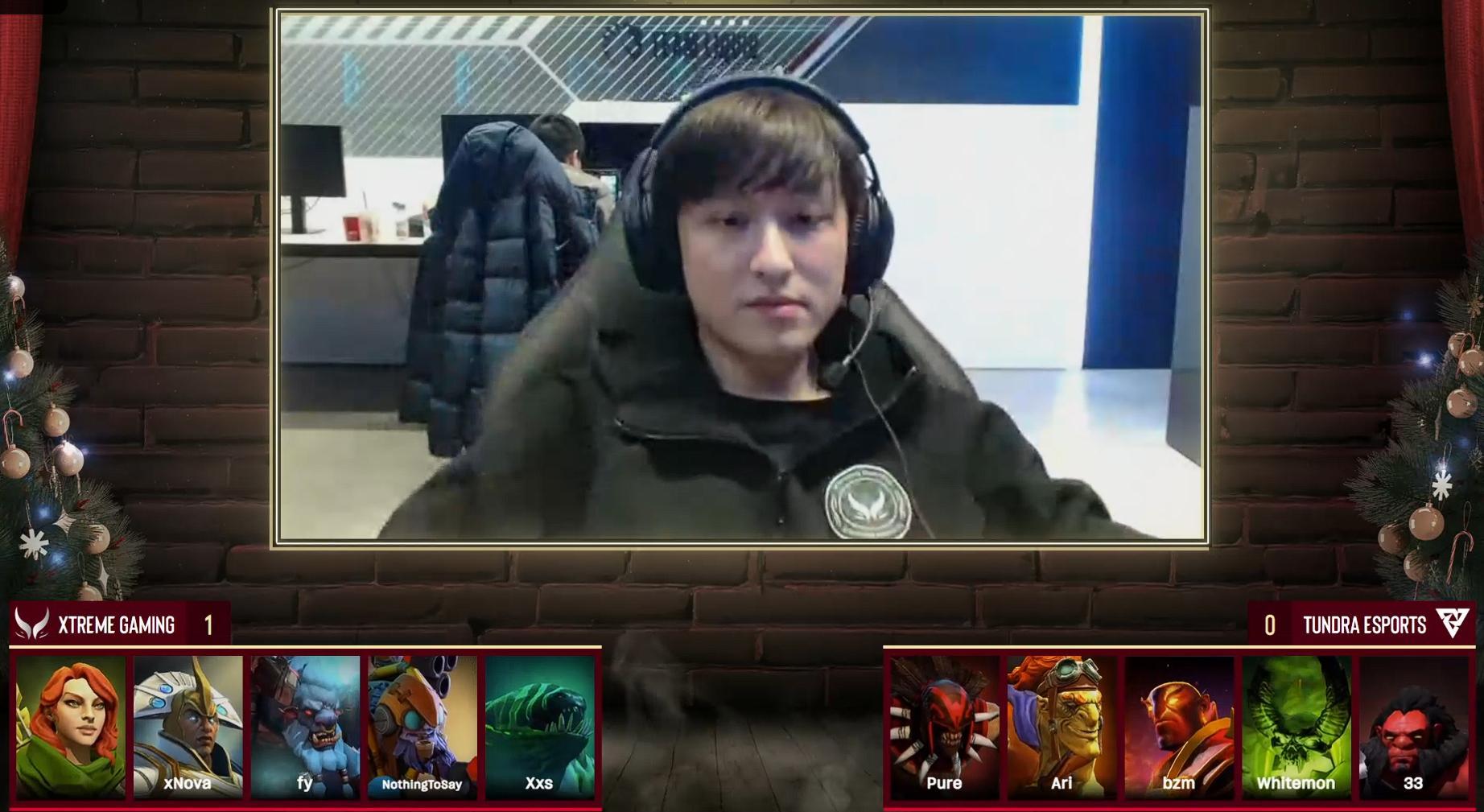 XGvsTundra第二局BP结束，感觉XG经过几轮胜利BP也开始变得自信起