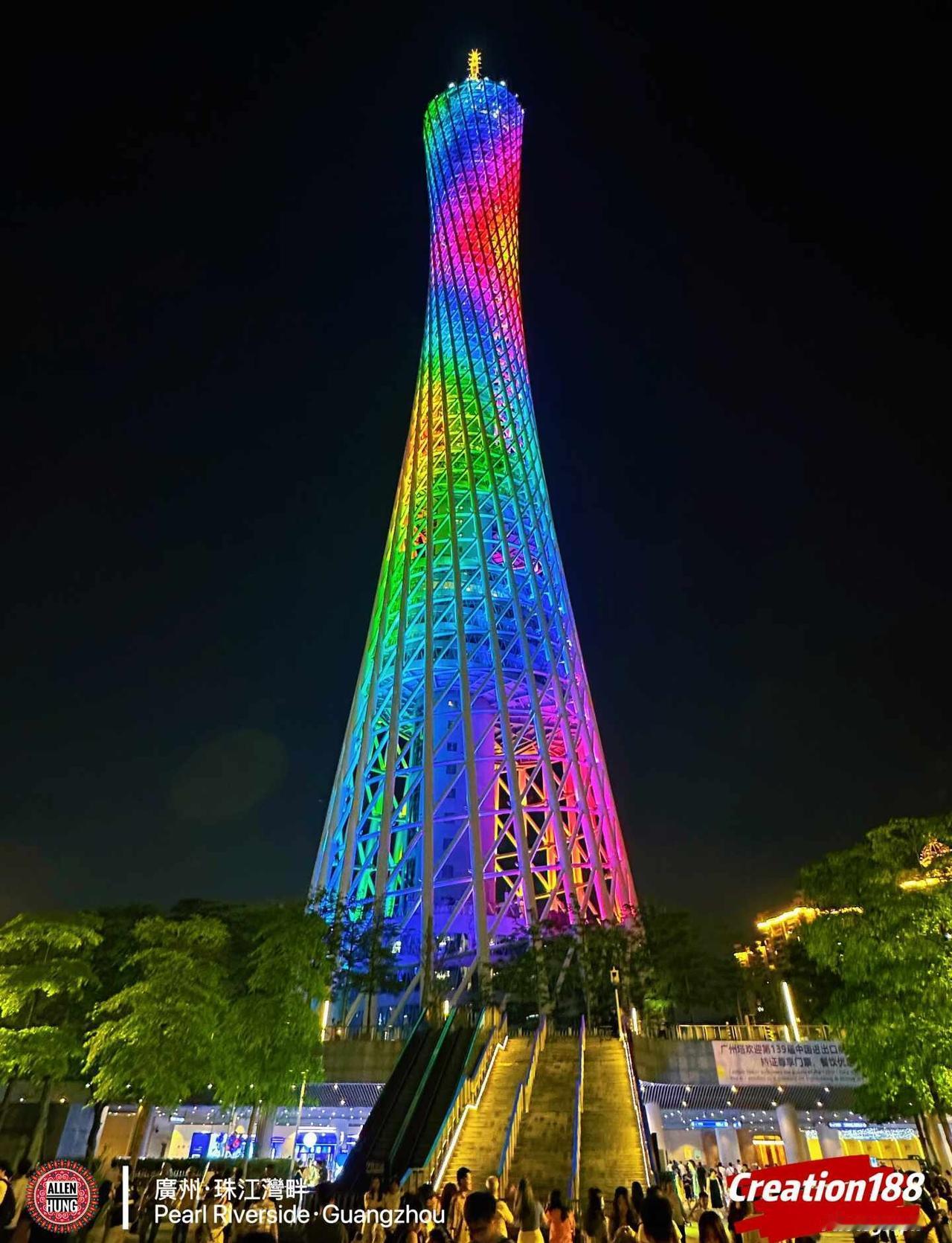 廣州•珠江灣畔｜PearlRiverside·Guangzhou广州珠江夜景