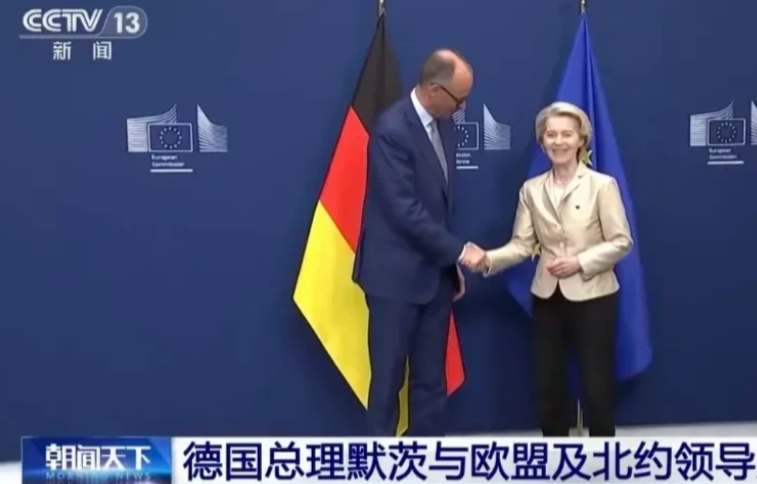 默茨够疯狂，上任就出访！马不停蹄一天一站，三天访完法波乌三国。转身杀到比利时，与