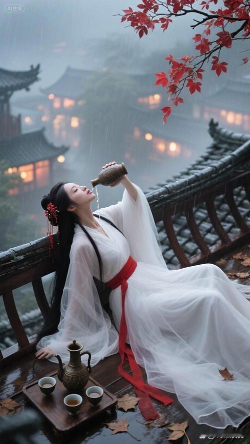 ，安子邀对（平台提供）我的创意下联可以是：1、夜酒佳人秋共饮🤛晨诗墨