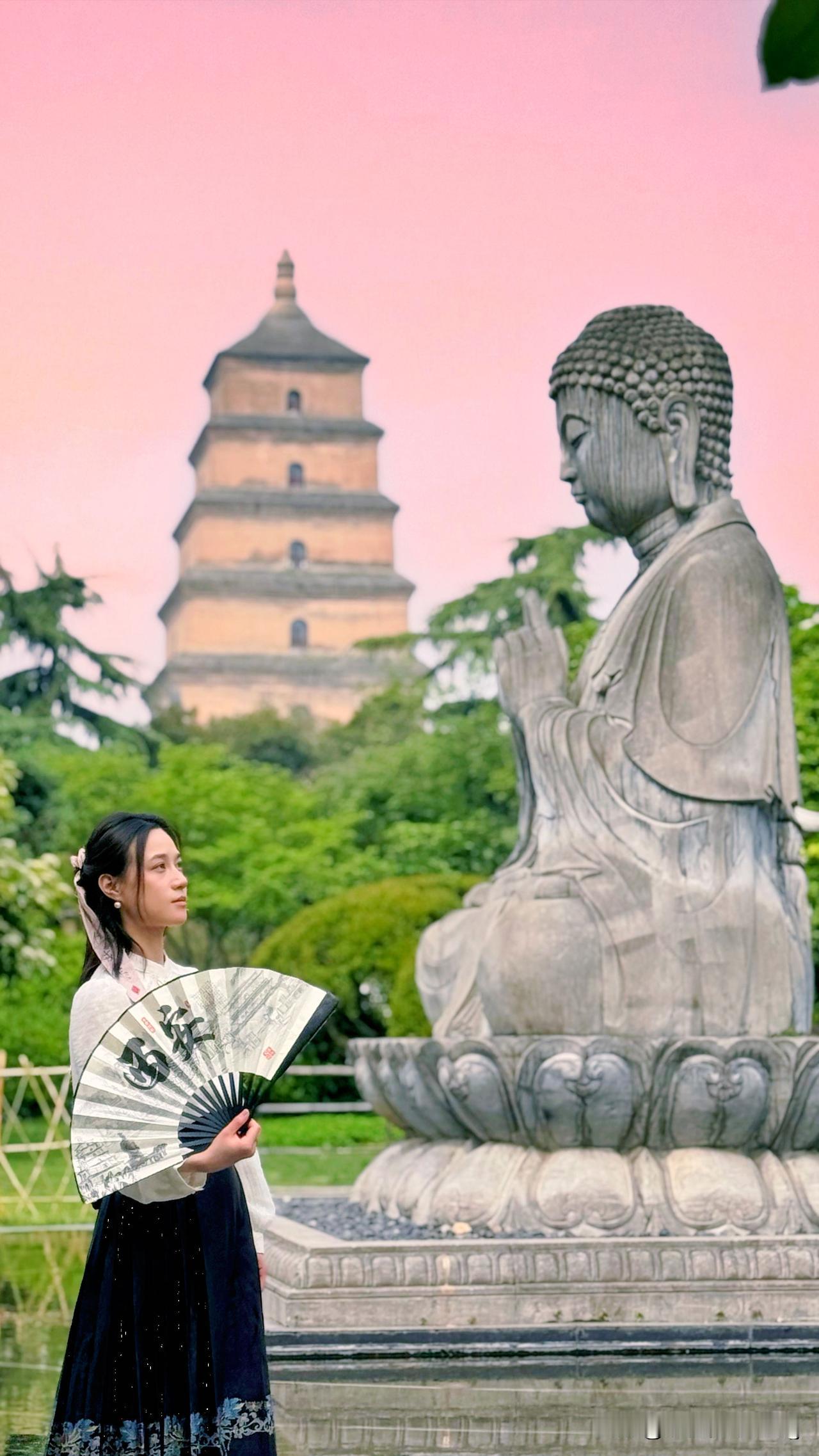 唐大慈恩寺遗址公园是西安最值的去的西安有哪些值得一去的公园西安游玩地西安人文景