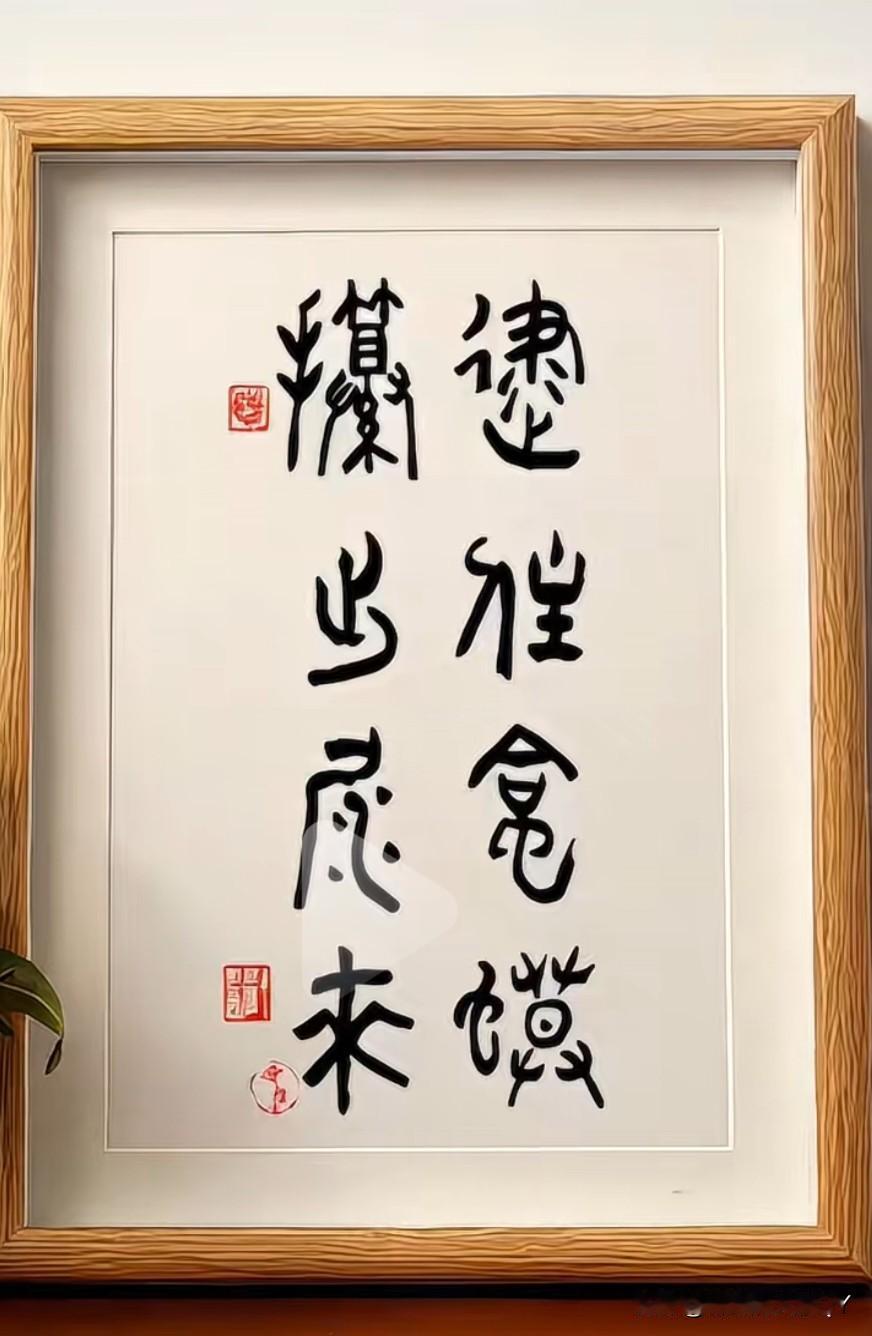 真不知道是谁的书法，有没有认识的。有网友说是，“逮住蛤蟆，攥出屎来”。他说的对