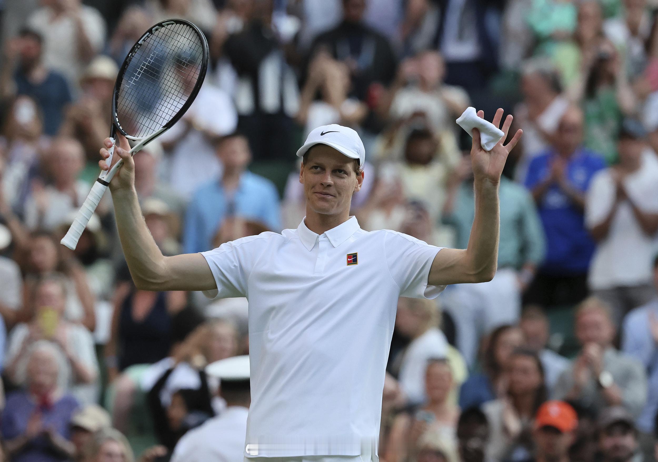辛纳取消了原定于当地时间下午4点温网﻿2025训练🎾关于他的肘部受伤的核磁共
