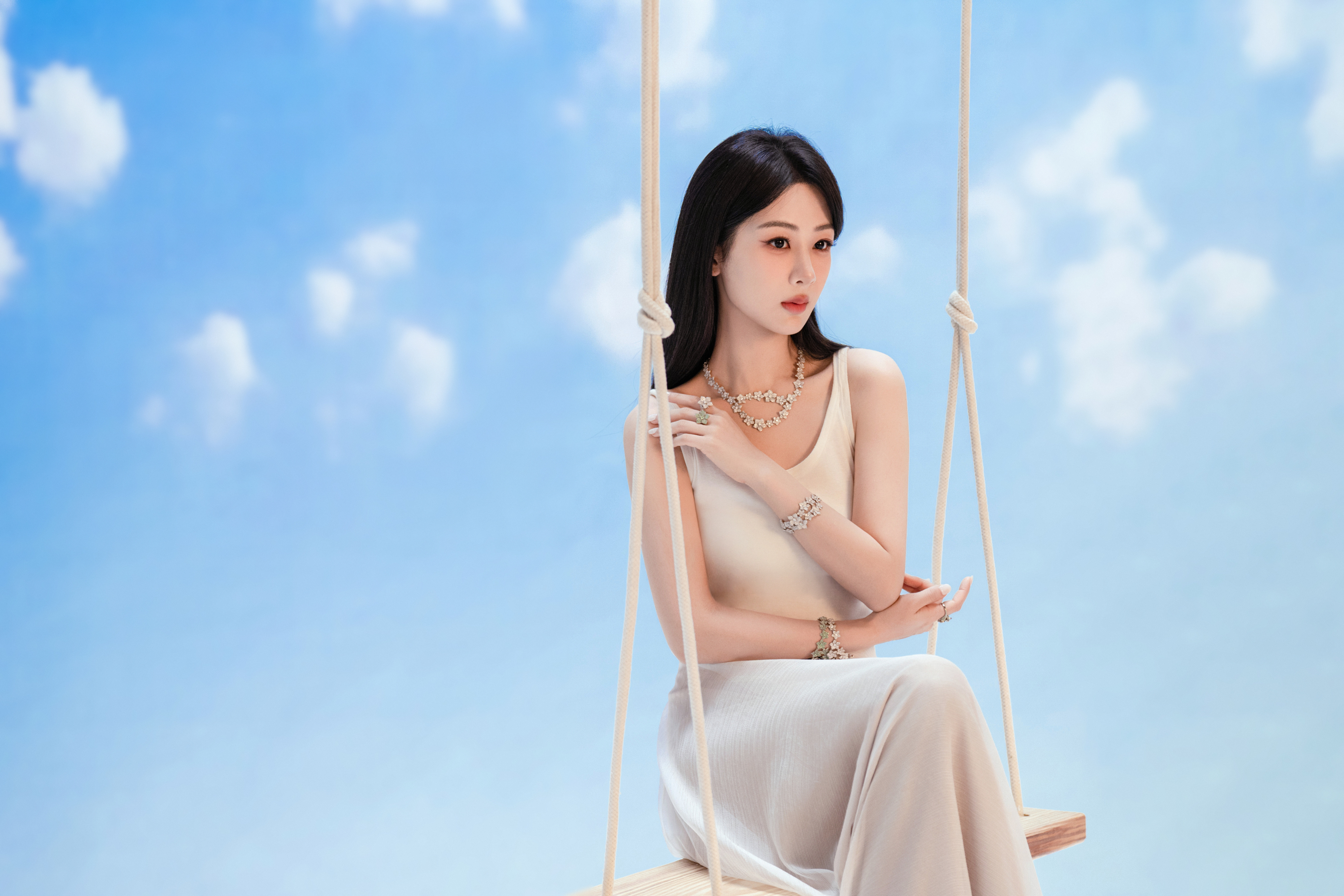 杨紫玉兰花开君再来杨紫在复制粘贴的时代，你是手写的诗