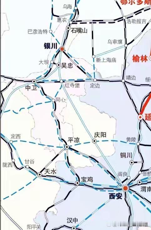 定平铁路目前毫无进展，这条路如果打通，未来庆阳到延安黄陵铁路也是一样，挺费劲，主