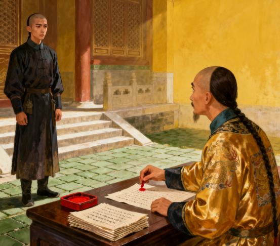 一天，雍正突然问侍卫图里琛：“你有正室夫人吗？你今年也有三十岁了吧？”图里琛忙答