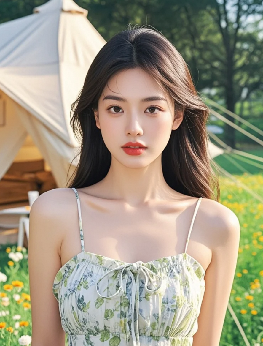 刷到请尖叫！她像被美颜相机绑架的真人，连影子都在发光