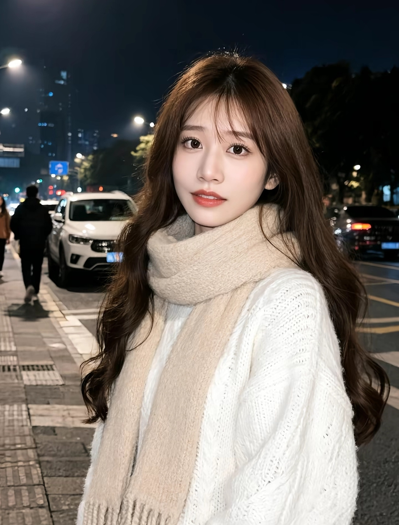 这么清纯的女孩，我想她的初吻一定还在：