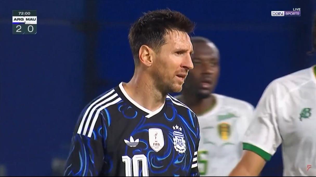 阿根廷卫冕世界杯的难度太大了！友谊赛踢毛里塔尼亚，虽然结果是2-1赢了，但看过