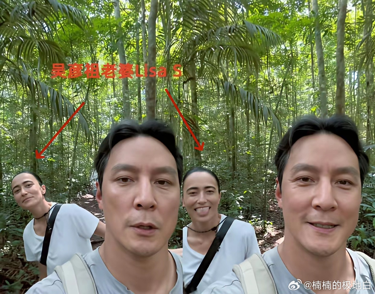 50岁吴彦祖携47岁超模老婆在亚马逊雨林游玩，状态太健康，一看就经常运动吧​​