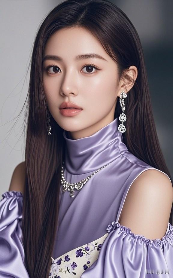 温柔紫调，优雅气质，梦回古代的少女