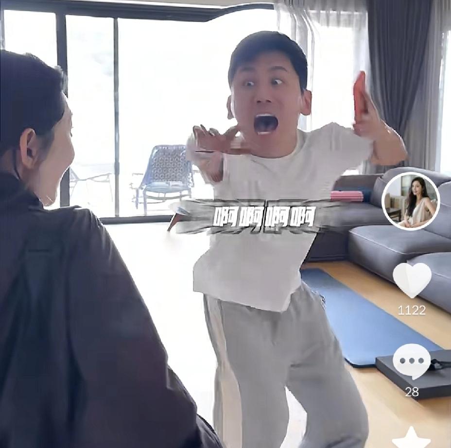 于晓光被吓一跳[捂脸哭]5月10日晚上，秋瓷炫突然发了个视频，看完真是让人哭笑