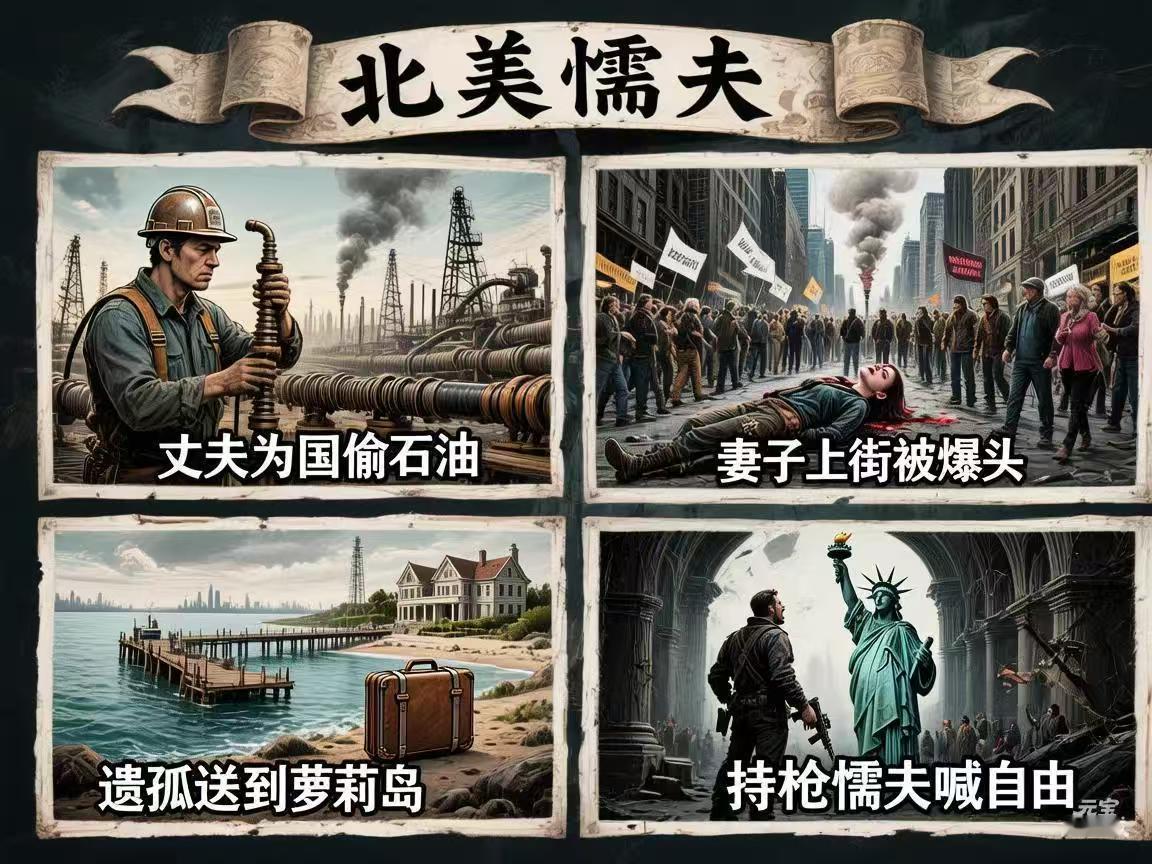 示威游行，举牌子喊口号，然后开派对狂欢，…～洋人没有血性，洋人骨子里没有反抗精