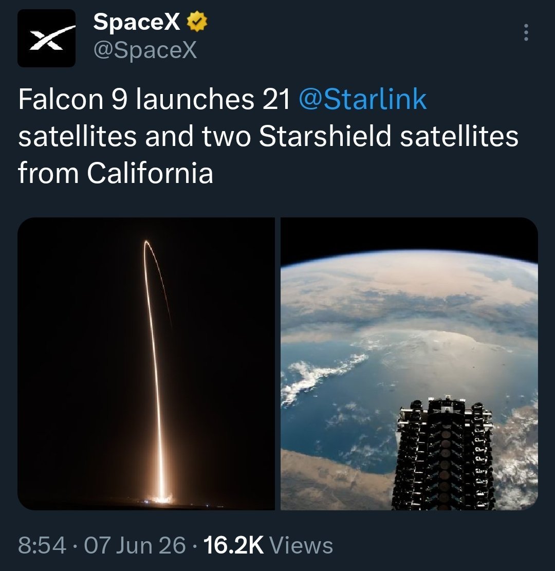 SpaceX意外发出Starshield的照片，然后赶紧删掉了spacex太空探